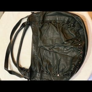 Black studded treesje bag